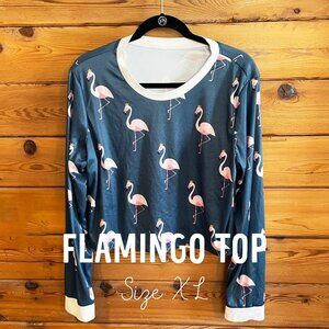 Flamingo Long Sleeve Top size XL